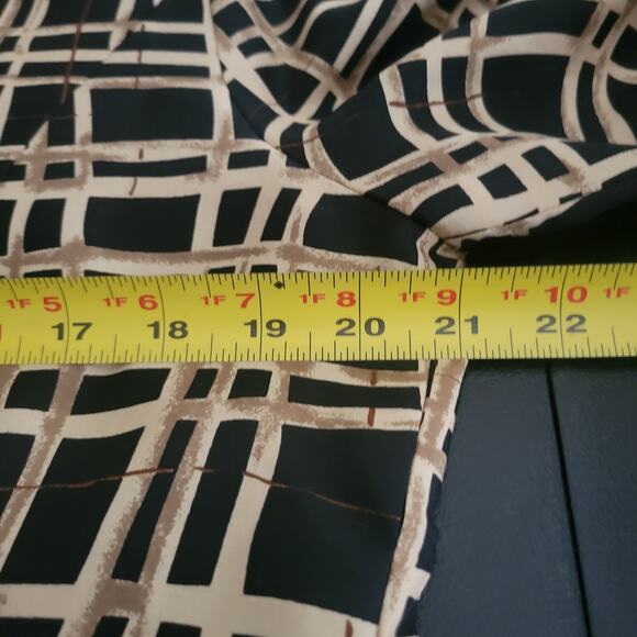 Silkland Women Jacket 100% silk Size Large Geometric design Sequins Lined - Picture 11 of 12